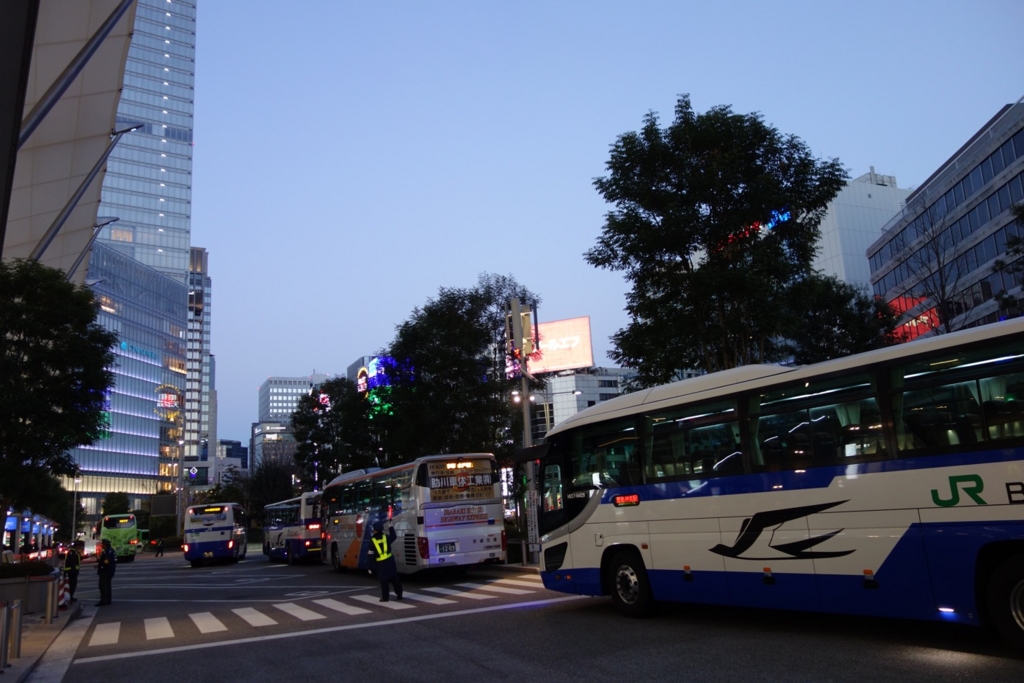 エアポートバス東京・成田の利用レポート：東京駅乗り場（全体像）