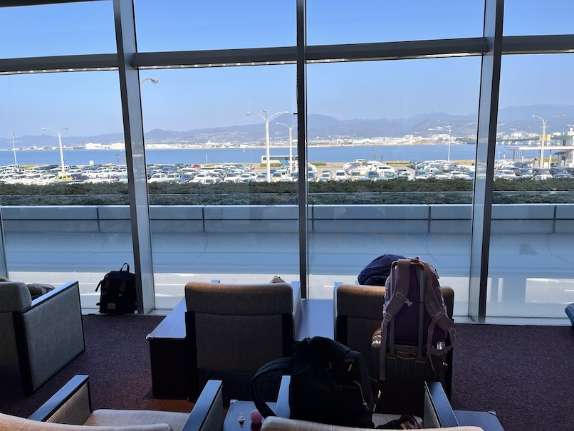 長崎空港カードラウンジ「アザレア（AZALEA）」の眺望