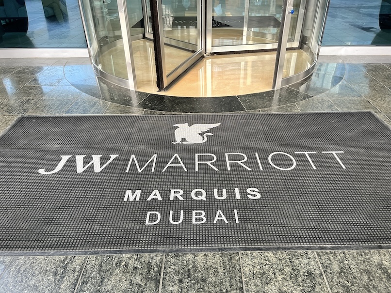 JWマリオット・マーキス・ホテル・ドバイのエントランス
