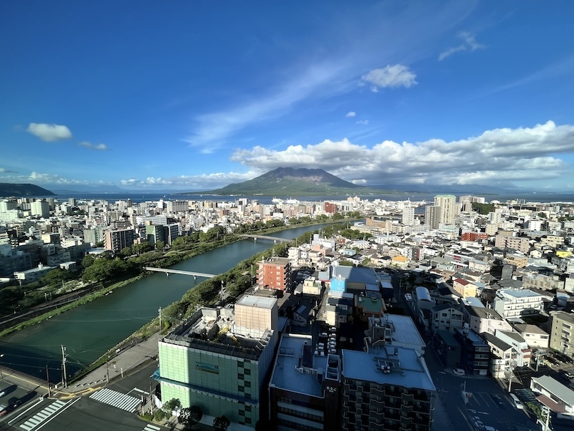 シェラトン鹿児島の客室：眺望（全景）